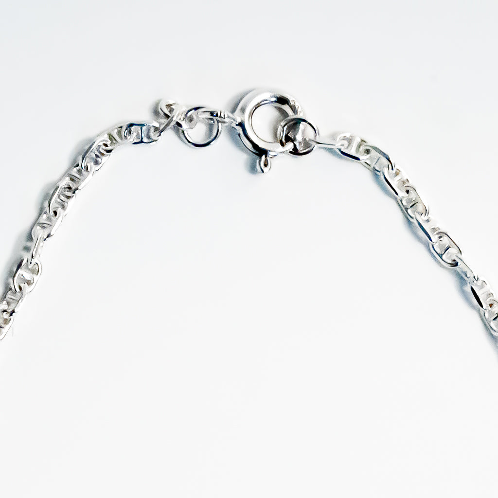 Tiny Anchor Chain Necklace