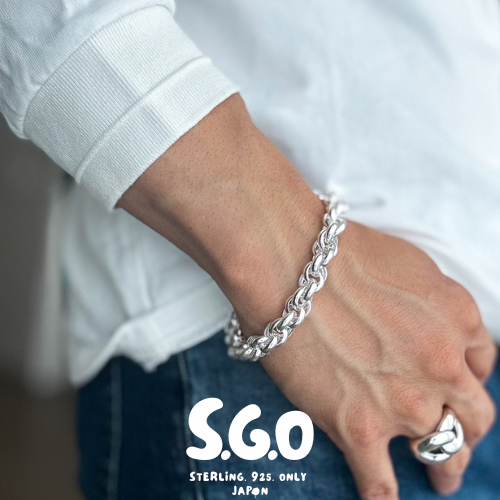 SILVER925 ESCARGOT BRACELET/シルバー/ブレスレット Escargot Multiple Rings Bracelet – S.G.O
