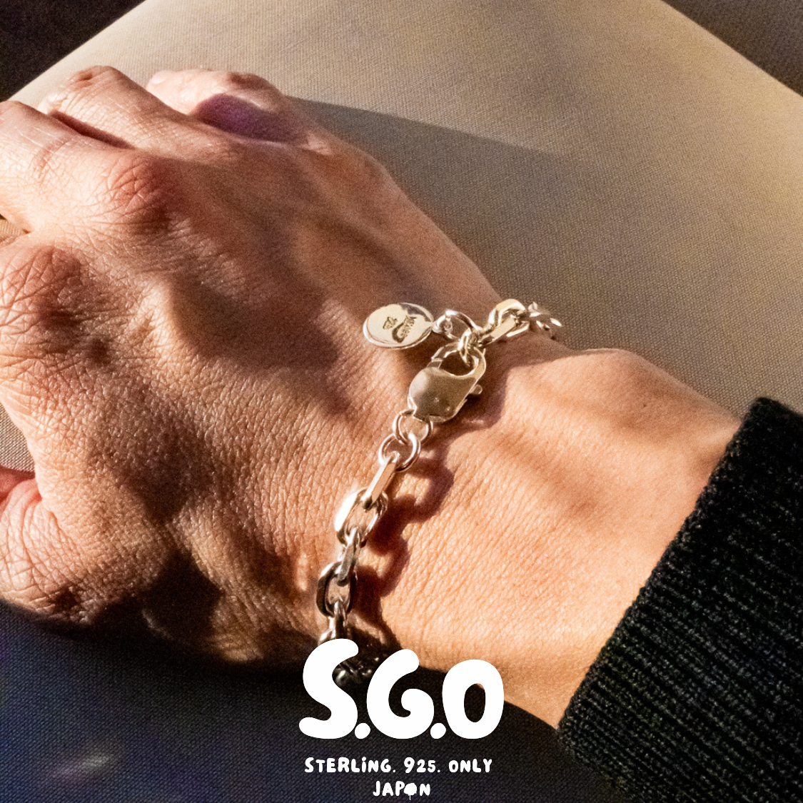 Hexagon Link Chain Bracelet – S.G.O Hexagon Link Chain Bracelet – S.G.O
