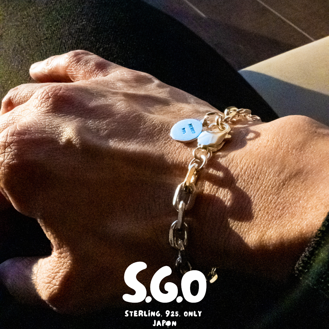Hexagon Link Chain Bracelet – S.G.O Hexagon Link Chain Bracelet – S.G.O