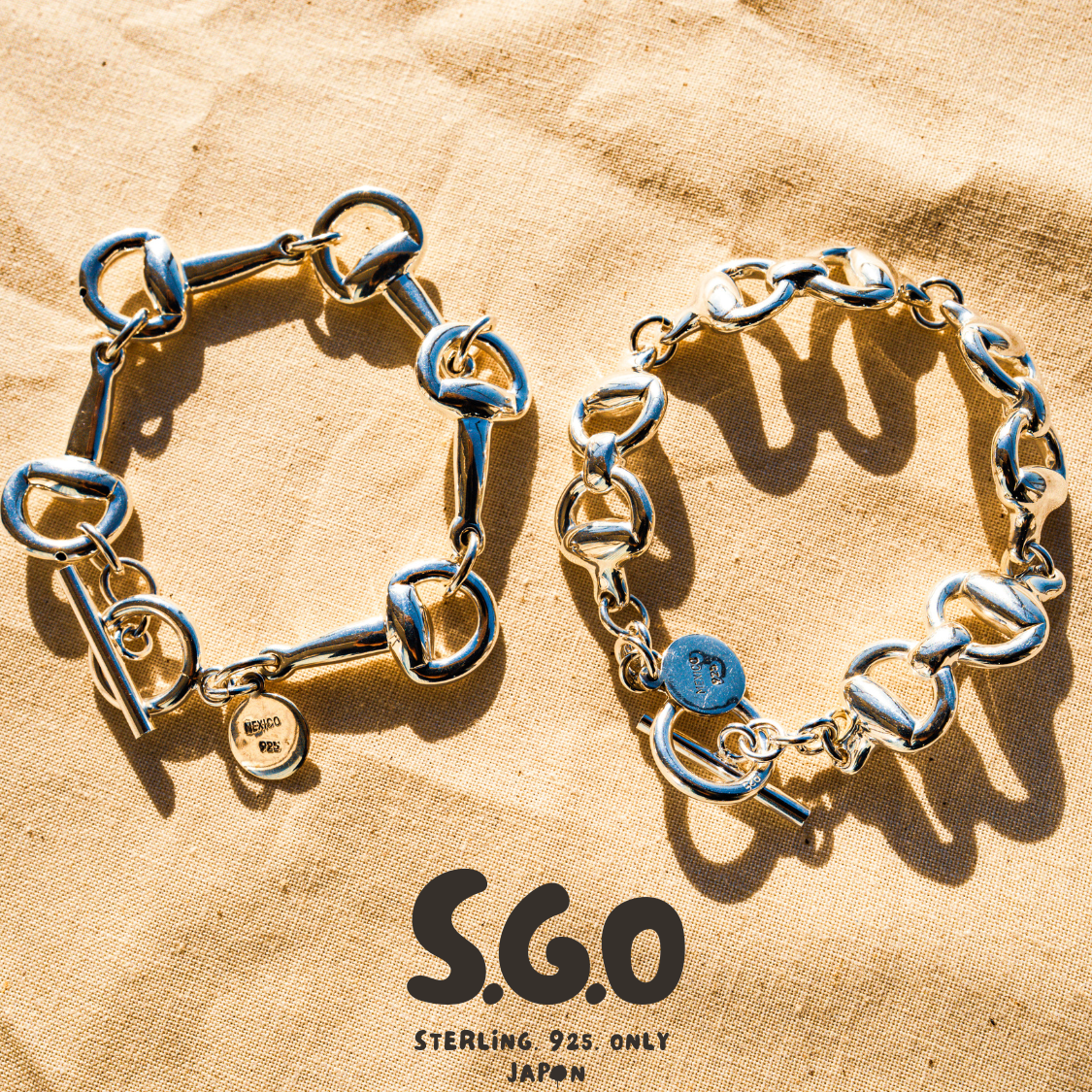Double Horsebit Chain Bracelet – S.G.O Double Horsebit Chain Bracelet – S.G.O