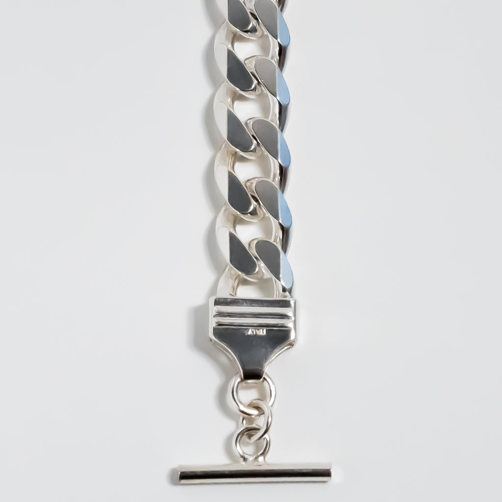 Italian Heavy Curb Chain Bracelet