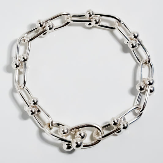 Large Horseshoe Link Bracelet