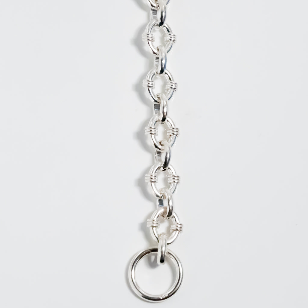 Tribal Oval  Link Chain Bracelet