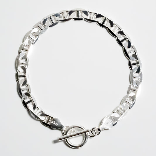 Flat Anchor Link Chain Bracelet