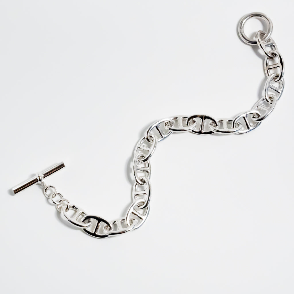 関税/送料込み【BELLGIO】15mmフランコブレスレット Anchor Link Chain Bracelet – S.G.O