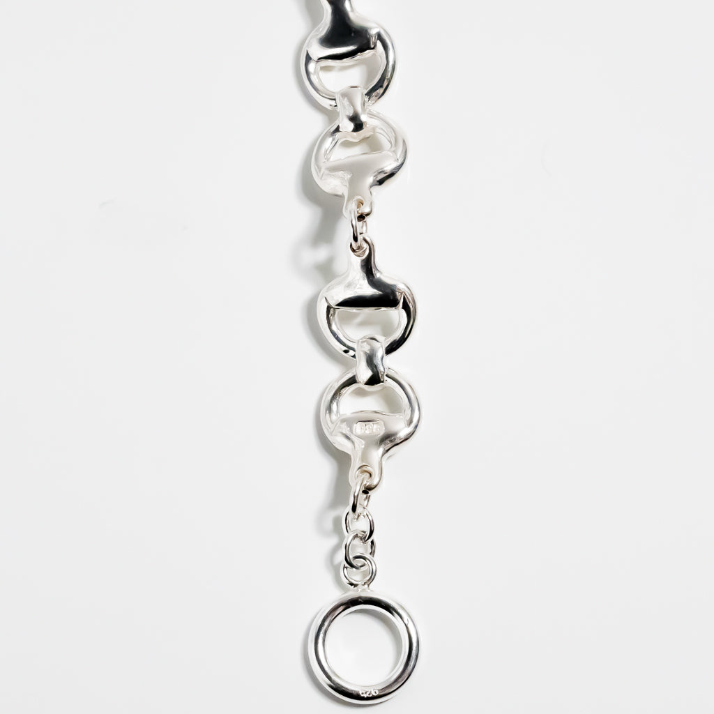 Double Horsebit Chain Bracelet