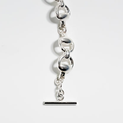 Double Horsebit Chain Bracelet