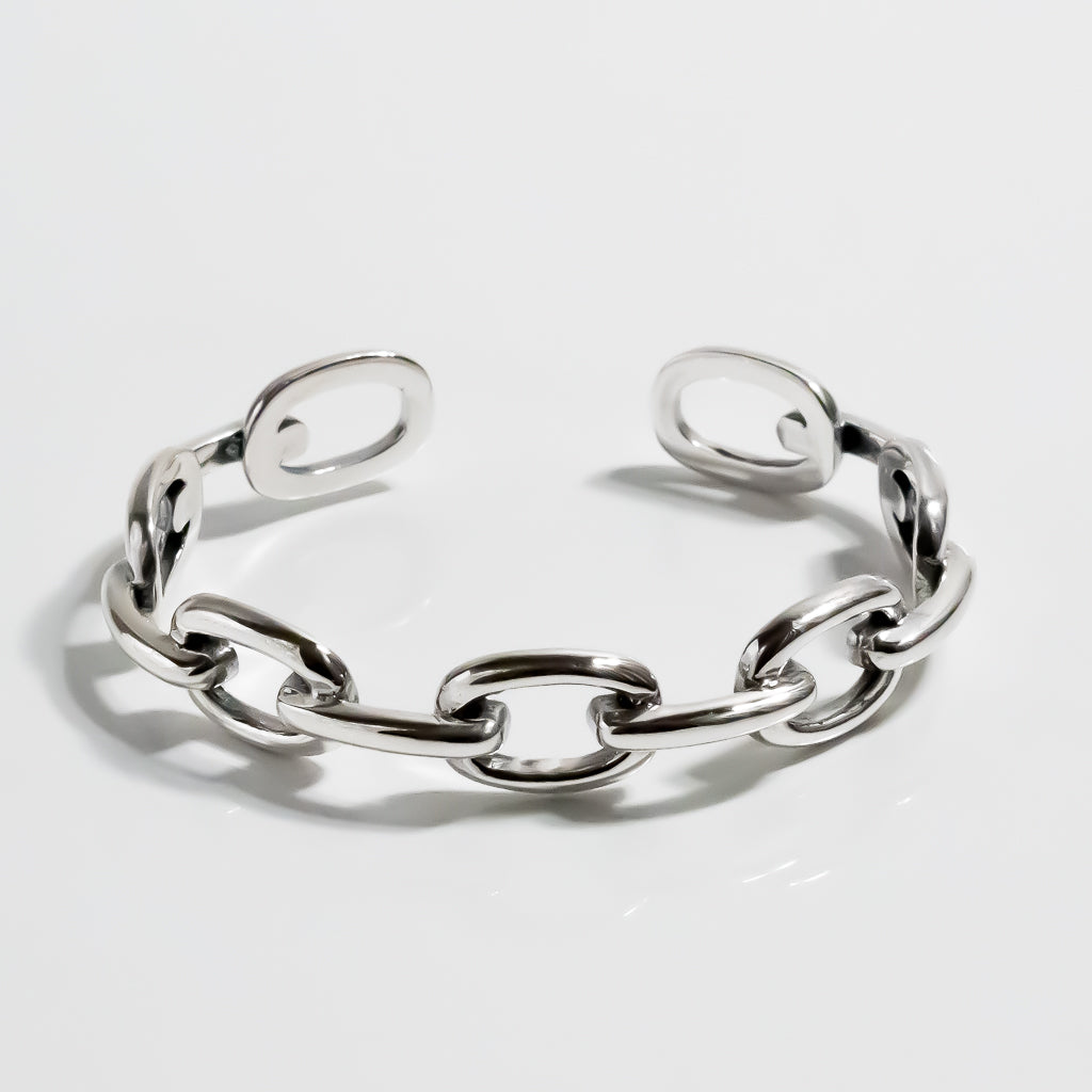 Big Square Chain Bangle