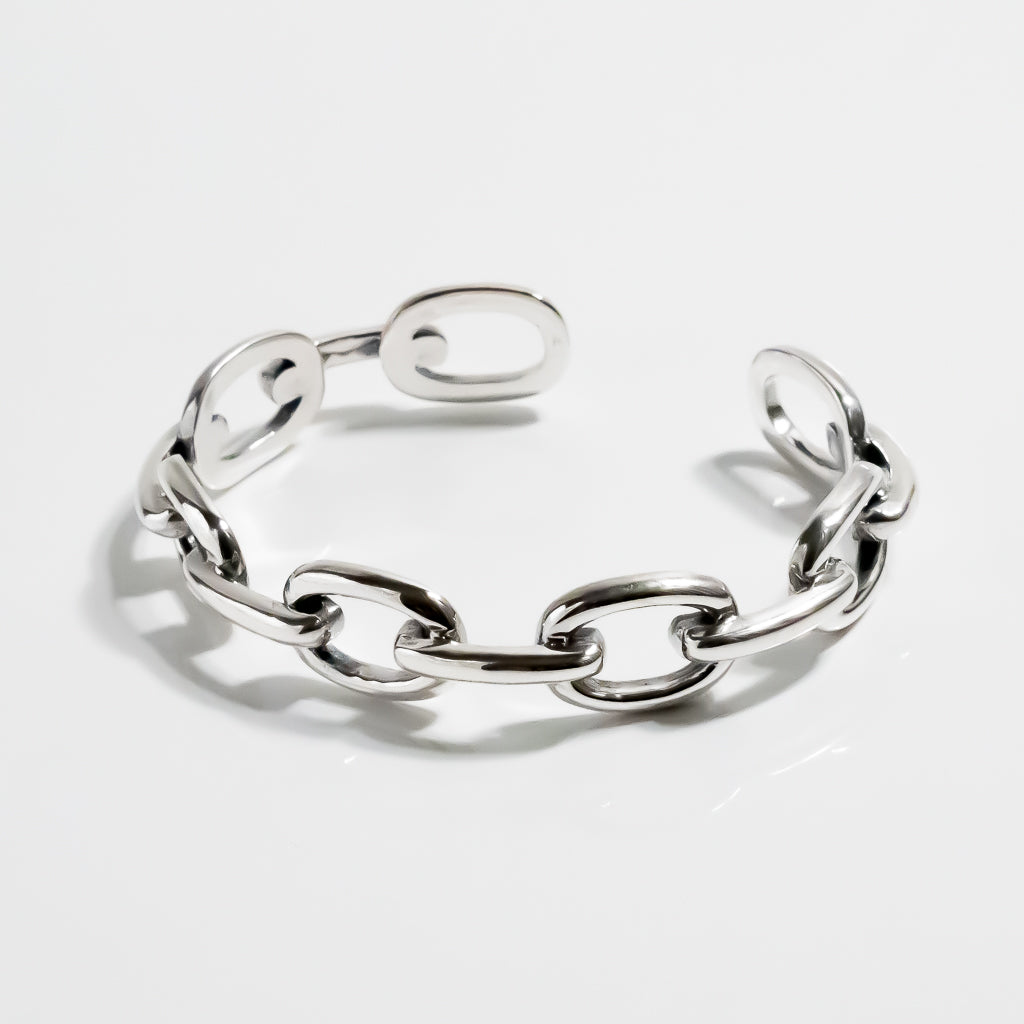 Big Square Chain Bangle