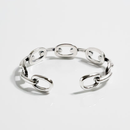 Big Square Chain Bangle