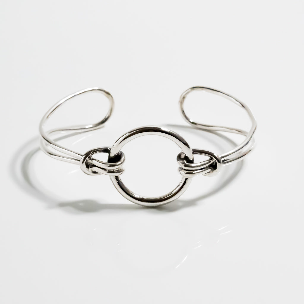 Double Tied Oval Bangle