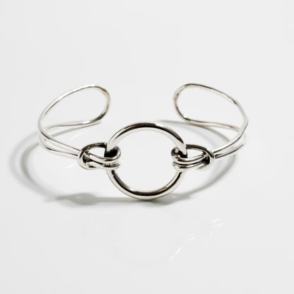 Double Tied Oval Bangle