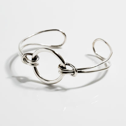 Double Tied Oval Bangle