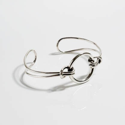 Double Tied Oval Bangle