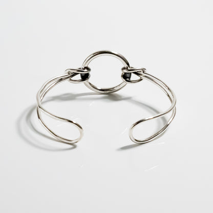 Double Tied Oval Bangle