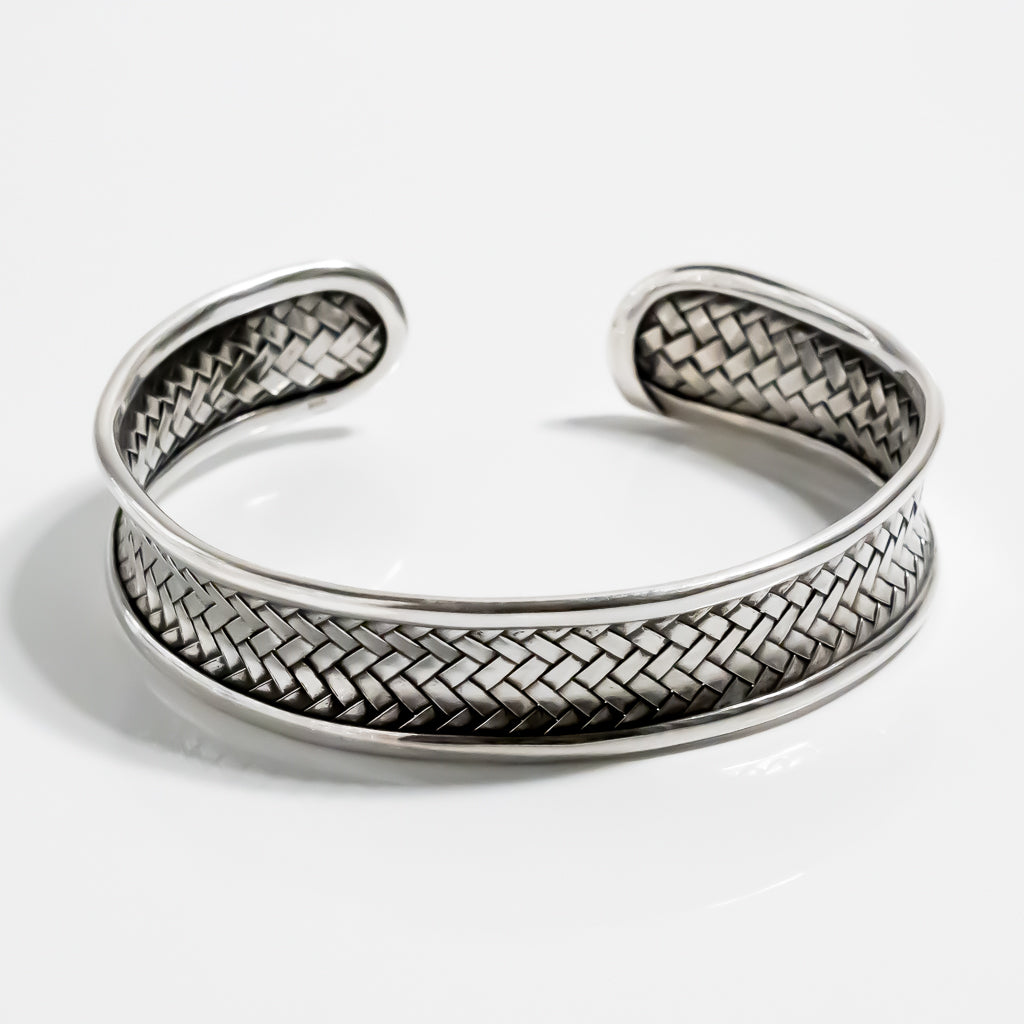 Oxidised Weaving Bangle