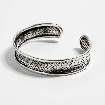 Oxidised Weaving Bangle