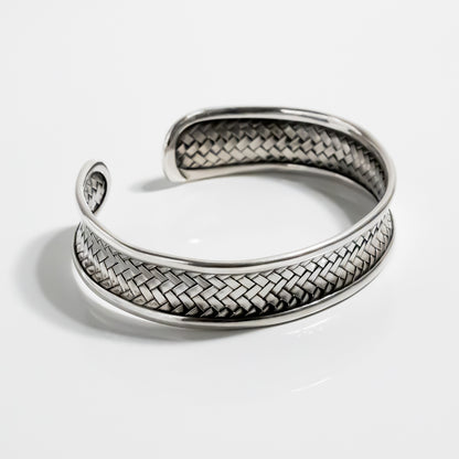 Oxidised Weaving Bangle