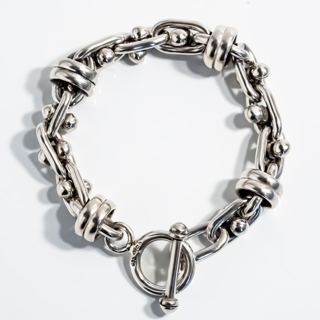 Mexican Deco Link Chain DNA Bracelet