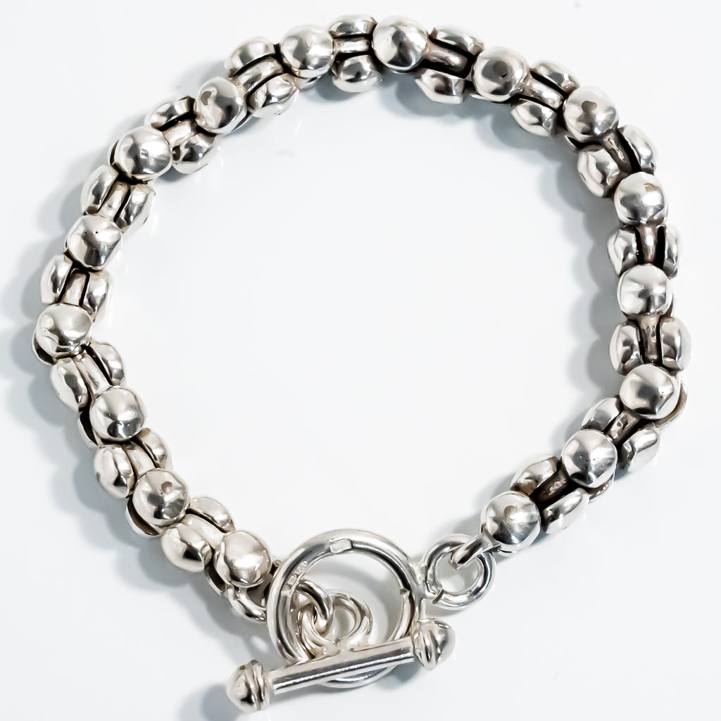 Mexican Heavy Stone Chain Bracelet