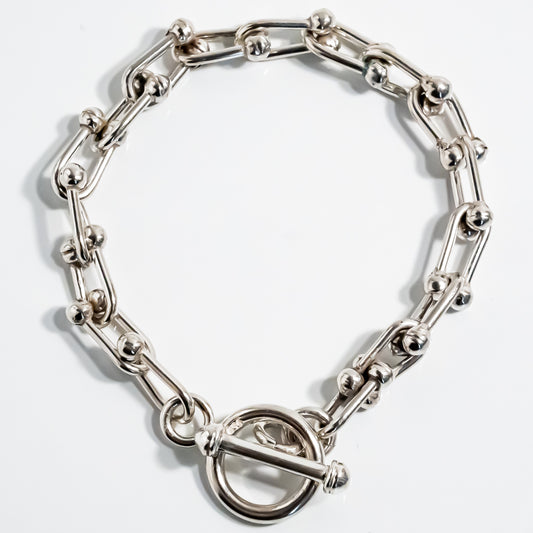 Mexican Genuine Link Chain Bracelet